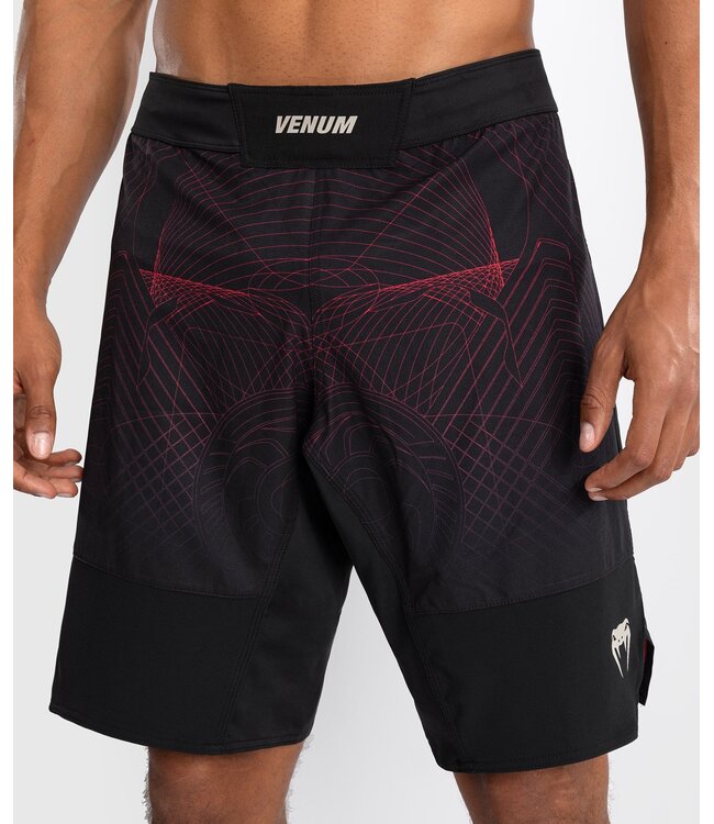 Venum G-Fit Air Fightshorts Deep Black Fire Red