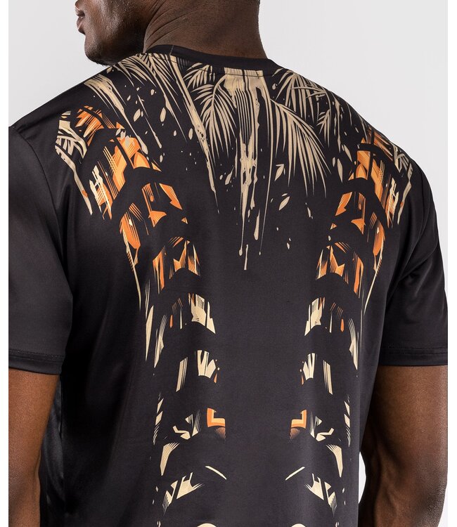 Venum Venum Tiger Dry Tech T-Shirt Schwarz Neon Orange
