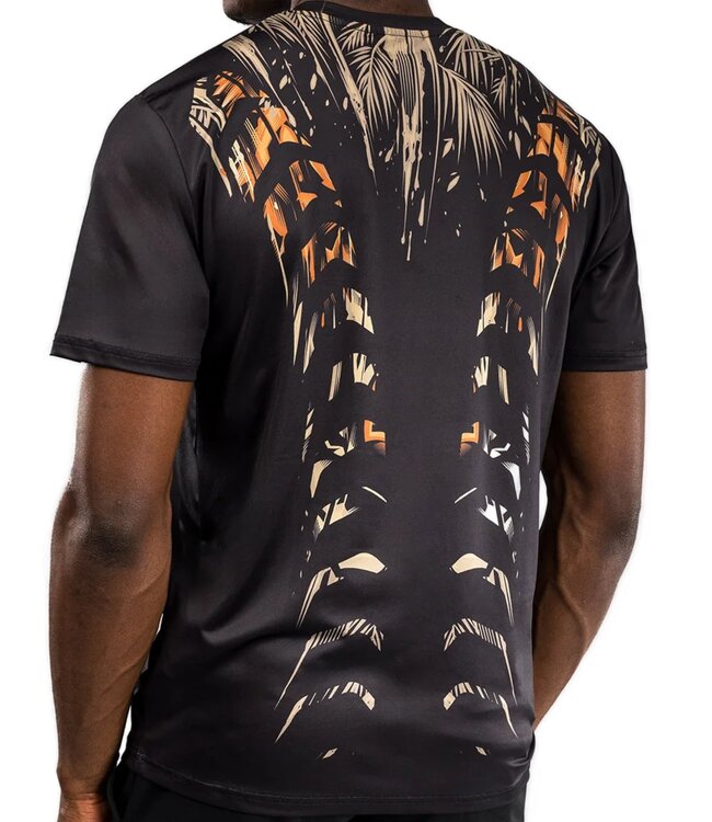 Venum Venum Tiger Dry Tech T-shirt Zwart Neon Oranje