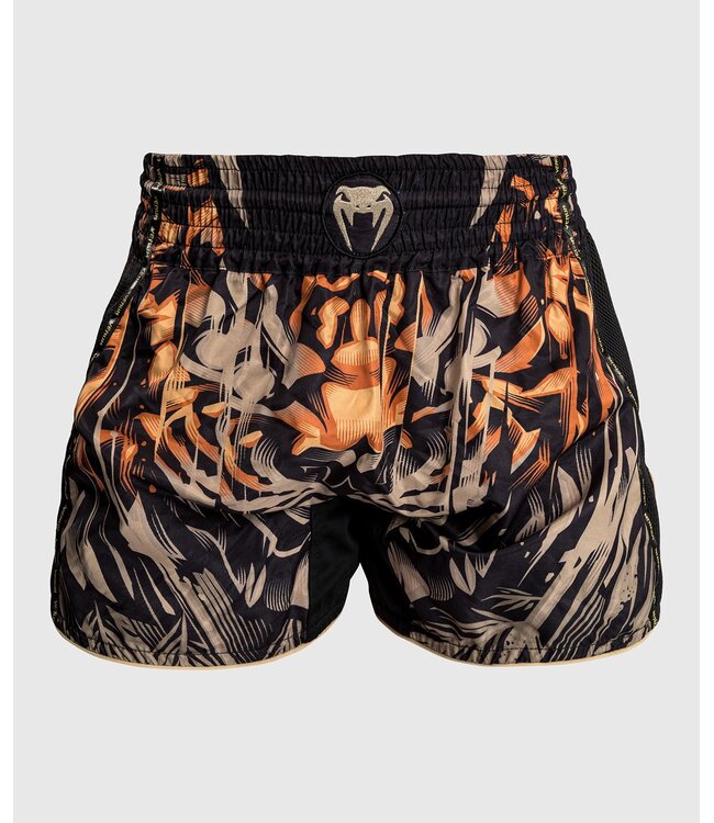 Venum Venum Tiger Muay Thai Shorts Zwart Neon Oranje