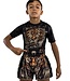 Venum Tiger Muay Thai Shorts Kids Zwart Neon Oranje