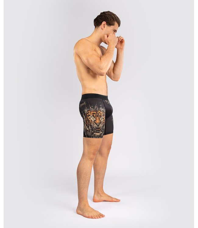 Venum Tiger Men's Vale Tudo Shorts Black Neon Orange