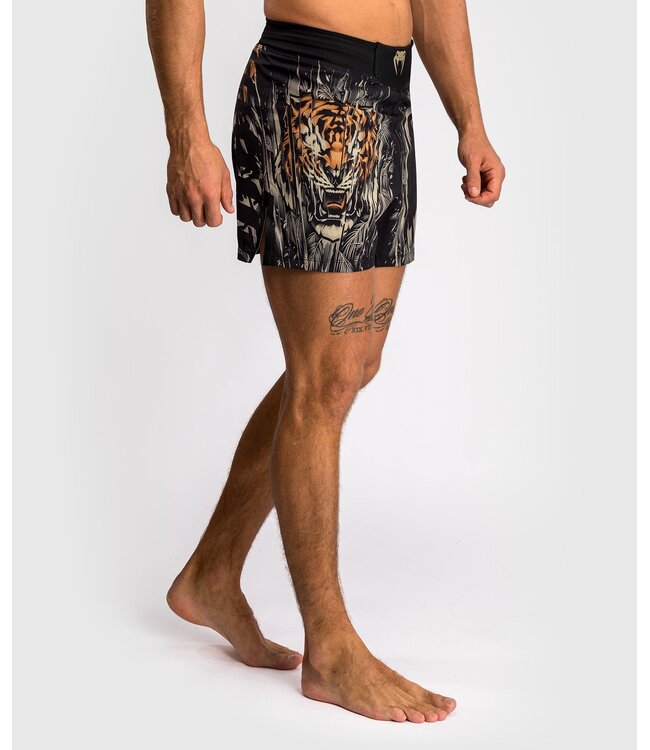 Venum Venum Tiger Fight Shorts Zwart Neon Oranje
