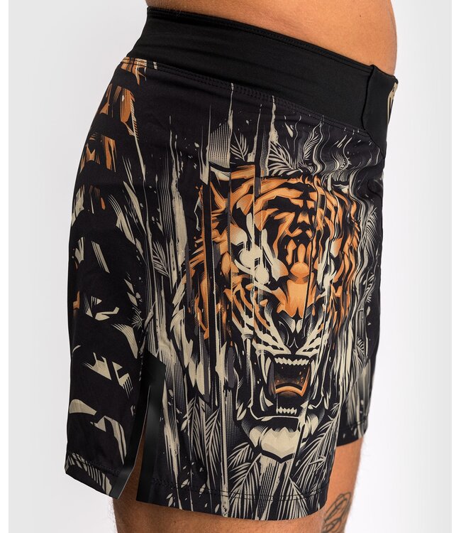 Venum Venum Tiger Fight Shorts Black Neon Orange