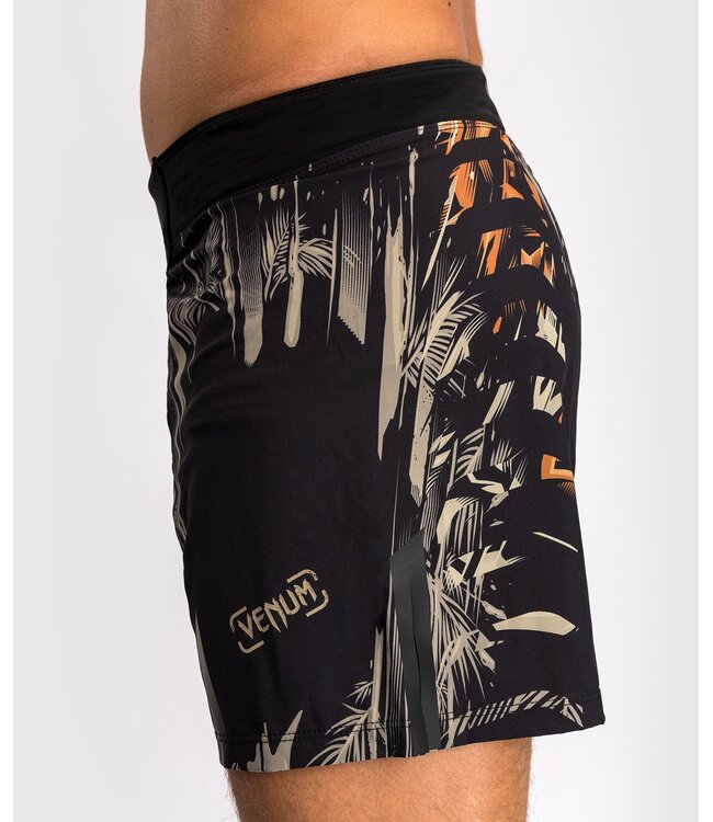 Venum Tiger Fight Shorts Zwart Neon Oranje