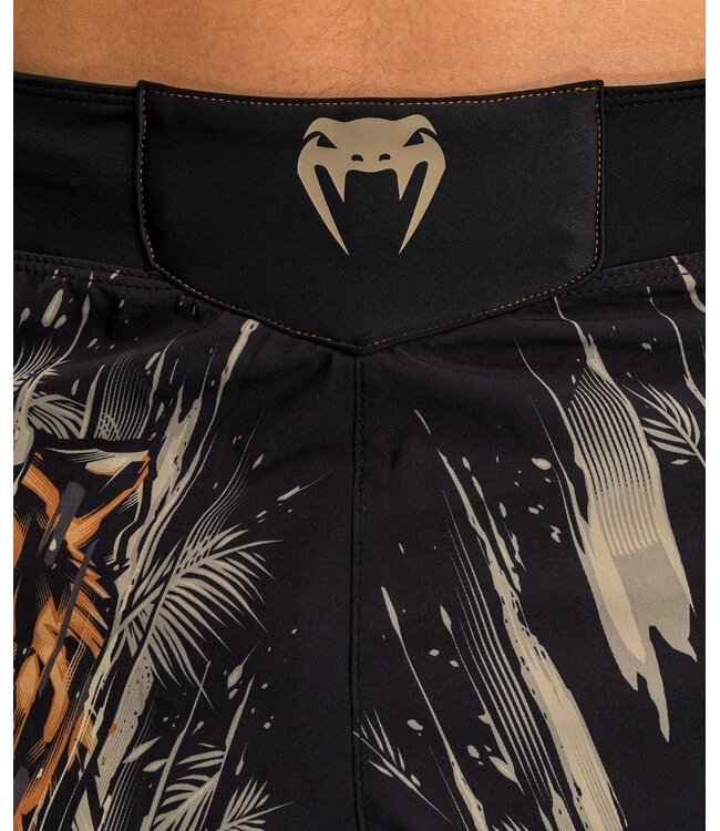 Venum Tiger Fight Shorts Schwarz Neonorange