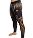 Venum Tiger Sportlegging Spats Tights Zwart Neon Oranje