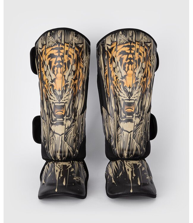 Venum Venum Tiger Schienbeinschoner Schwarz Neon Orange