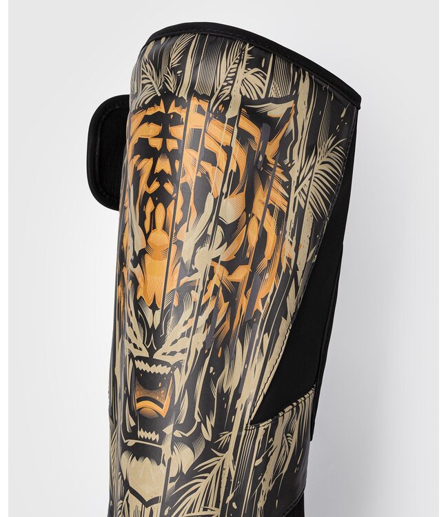 Venum Venum Tiger Schienbeinschoner Schwarz Neon Orange