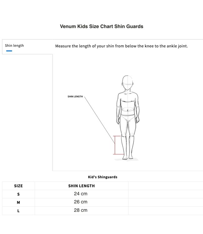 Venum Tiger Kids Shin Guards Black Neon Orange