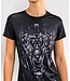 Venum Venum Tiger Damen Dry Tech T-Shirt Schwarz Silber