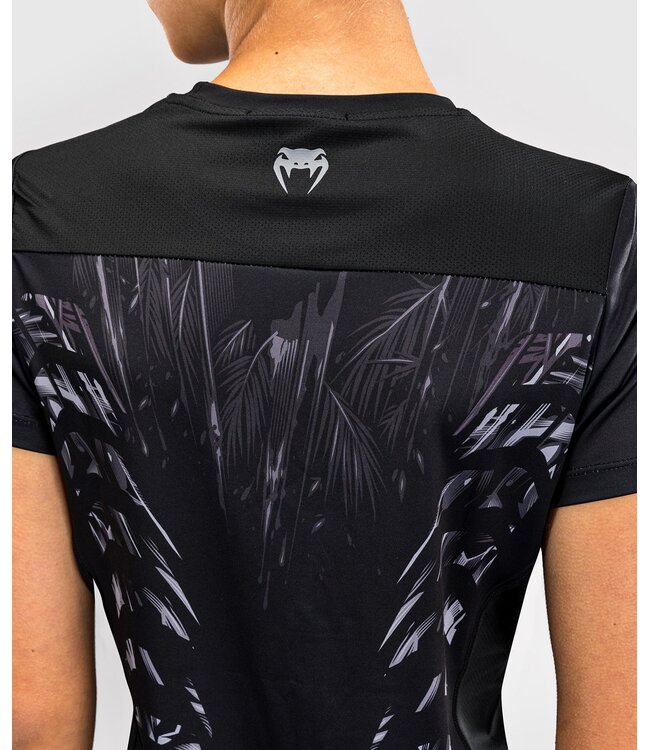 Venum Tiger Women's Dry Tech T-Shirt Black Silver