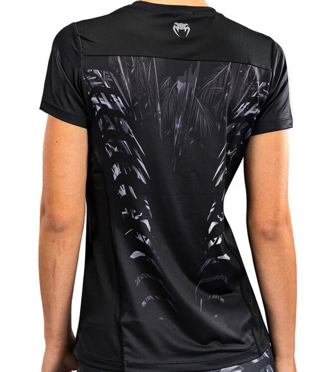 Venum Tiger Women's Dry Tech T-Shirt Black Silver
