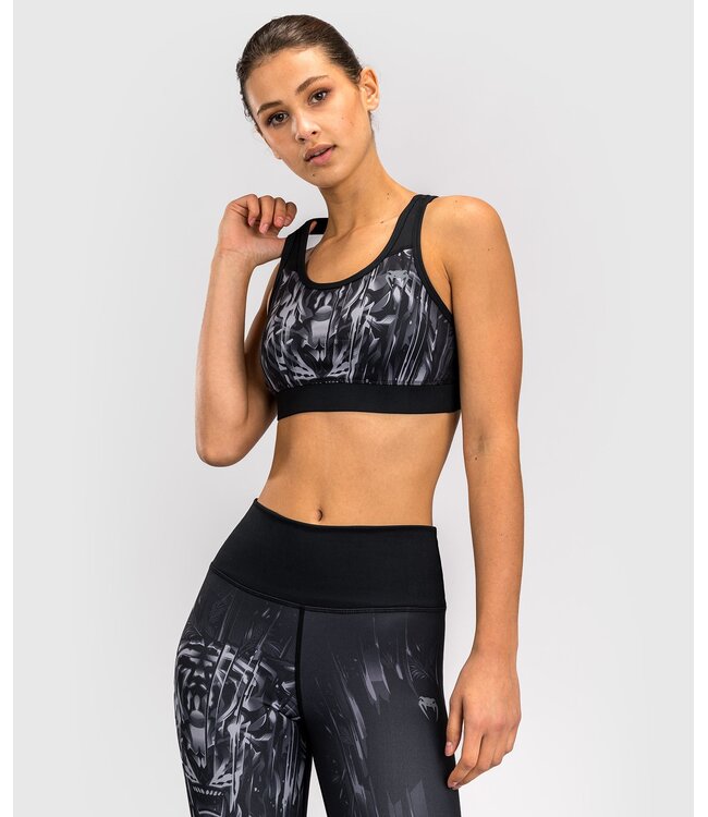 Venum Venum Tiger Dames Sportbeha Zwart Zilver