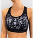 Venum Tiger Women's Sports Bra Black Silver