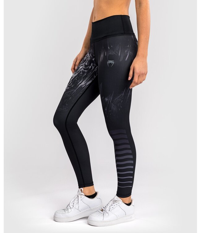 Venum Tiger Dames Sportlegging Zwart Zilver