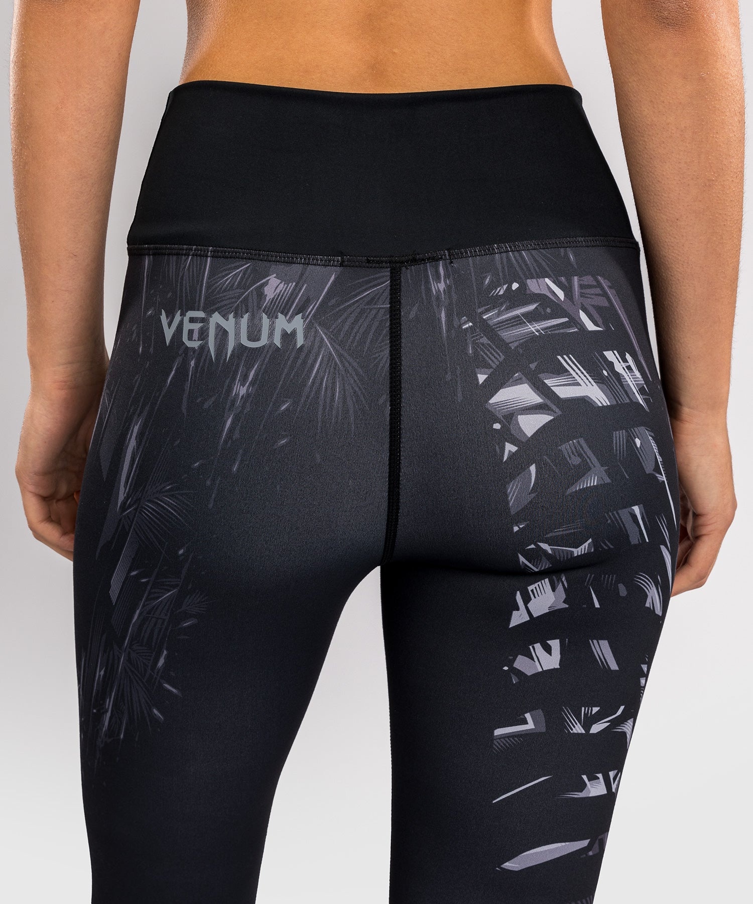 Venum Venum Tiger Women's Sports Leggings Black Silver