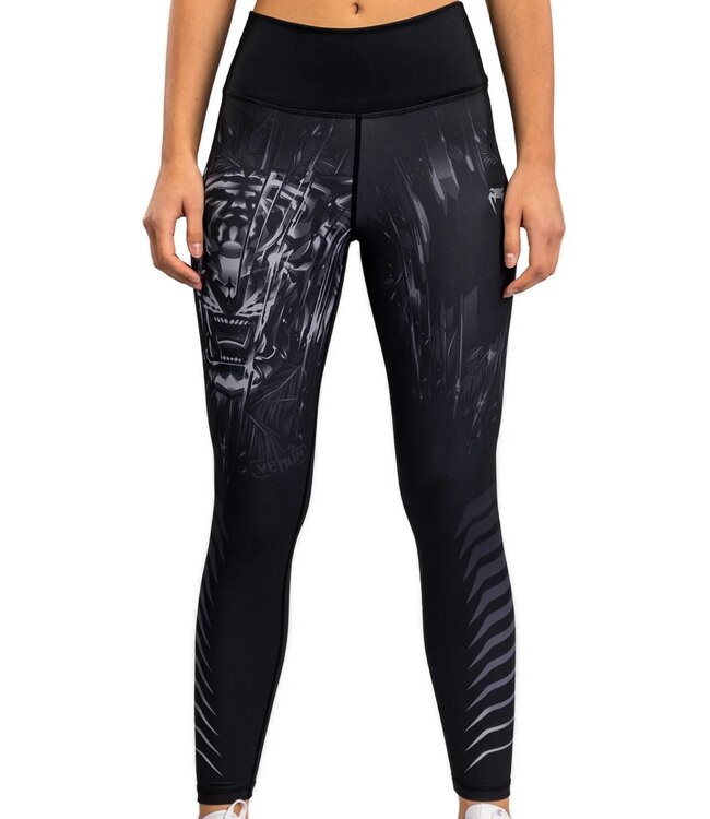 Venum Venum Tiger Dames Sportlegging Zwart Zilver