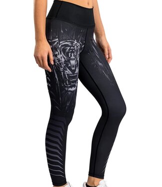 Venum Venum Tiger Women's Sports Leggings Black Silver