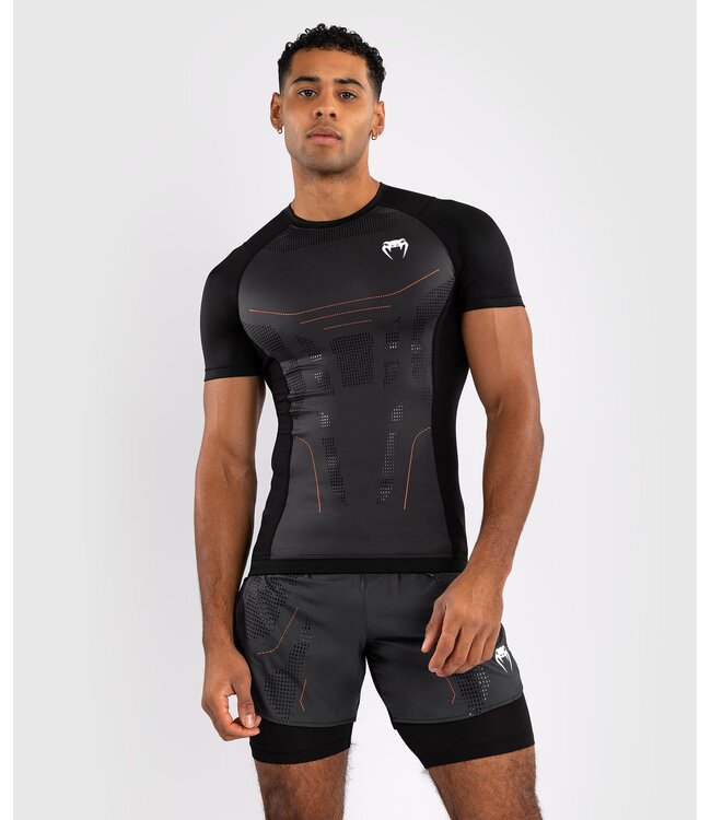 Venum Technical 3.0 Rashguard Compressie Shirt Grafiet