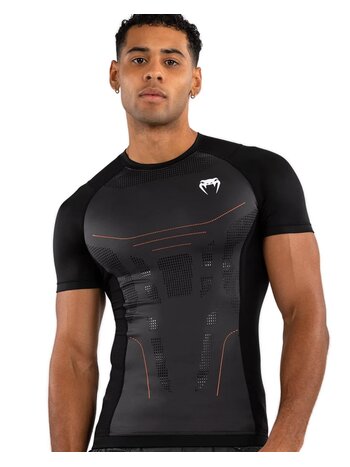Venum Venum Technical 3.0 Rashguard Compressie Shirt Grafiet