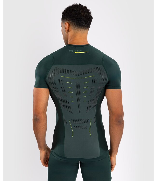 Venum Technical 3.0 Rashguard Compressieshirt Forest Green