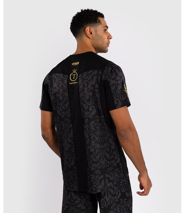 Venum x Ilia Topuria Unmatched Dry-Tech T-Shirt Schwarz Gold