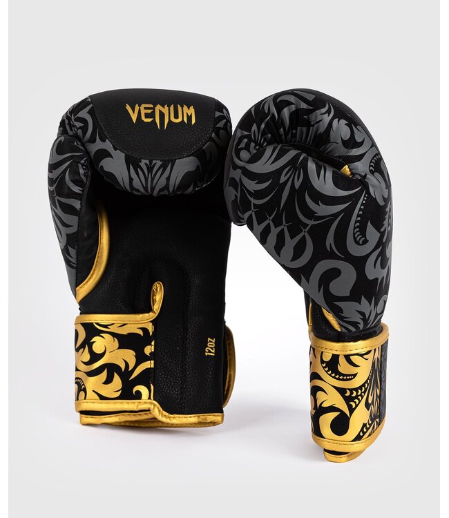 Venum x Ilia Topuria Unmatched Boxing Gloves Black Gold