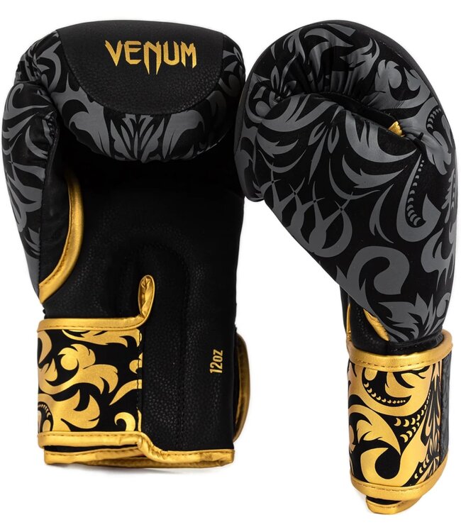 Venum Venum x Ilia Topuria Unübertroffene Boxhandschuhe Schwarz Gold