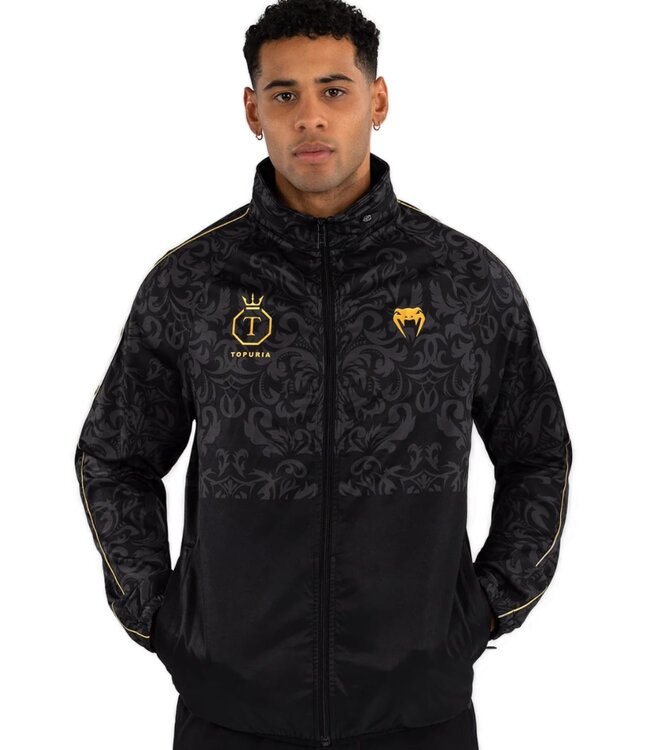 Venum Venum x Ilia Topuria Unmatched Trainingsjacke Schwarz Gold