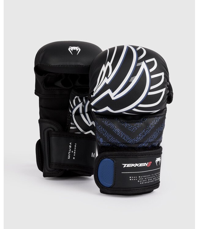 Venum x TEKKEN 8 Jin Kazama MMA Sparring Gloves Blue Black White