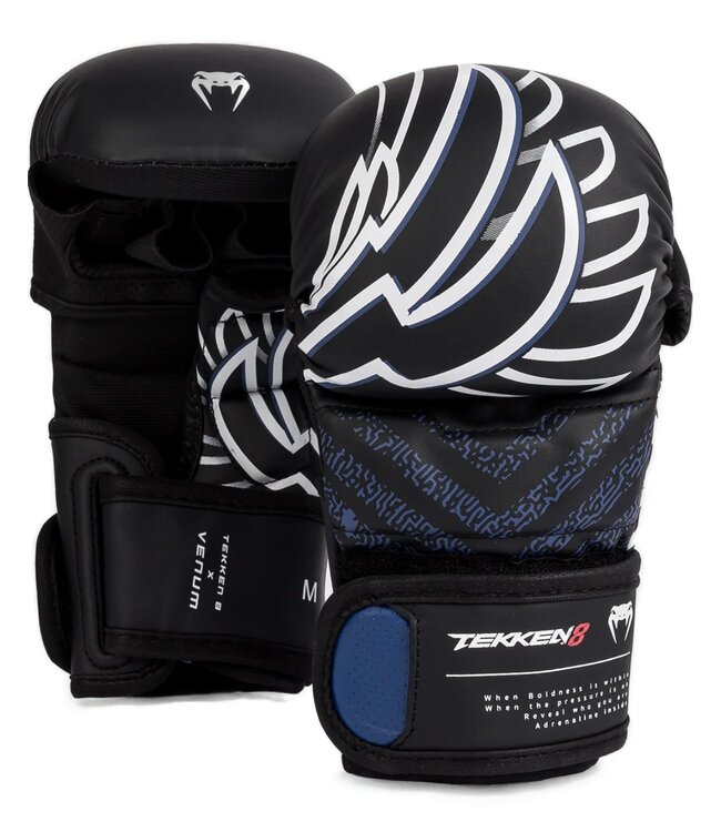 Venum Venum x TEKKEN 8 Jin Kazama MMA Sparring Gloves Blue Black White