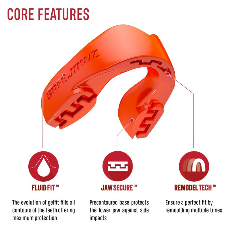 SAFEJAWZ SAFEJAWZ® Intro Series Mouthguard Orange - Adults