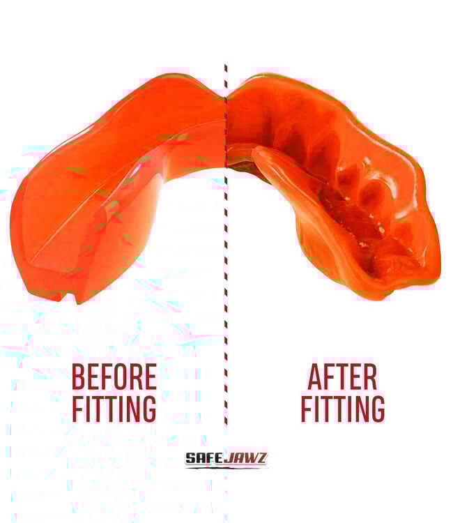 SAFEJAWZ® Intro Series Mouthguard Fluro Orange