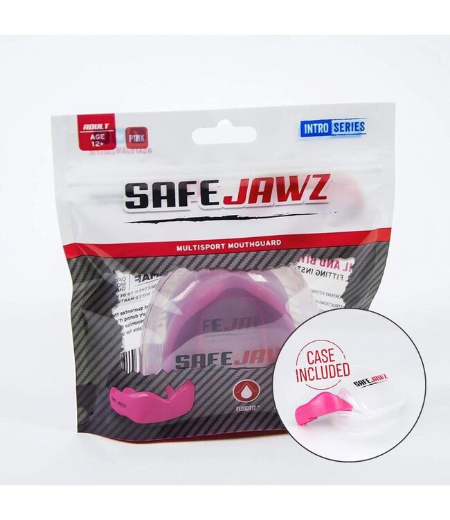 SAFEJAWZ® Intro Series Mond- Gebitsbeschermer Roze - Kids