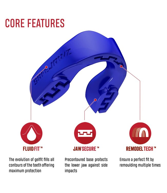 SAFEJAWZ® Intro Series Mouthguard Blue