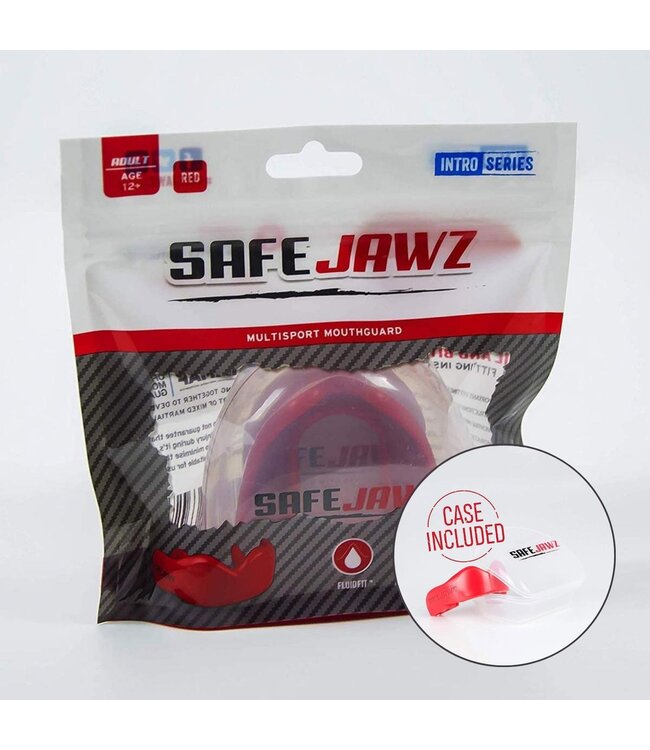 SAFEJAWZ® Intro Series Mond- Gebitsbeschermer Rood