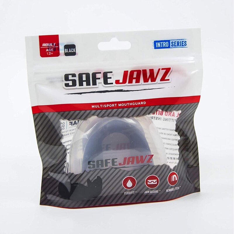 SAFEJAWZ SAFEJAWZ® Intro Series Mundschutz Schwarz Kinder