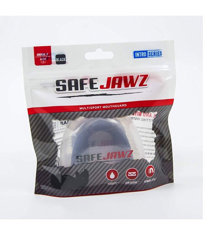 SAFEJAWZ® Intro Series Mundschutz Schwarz