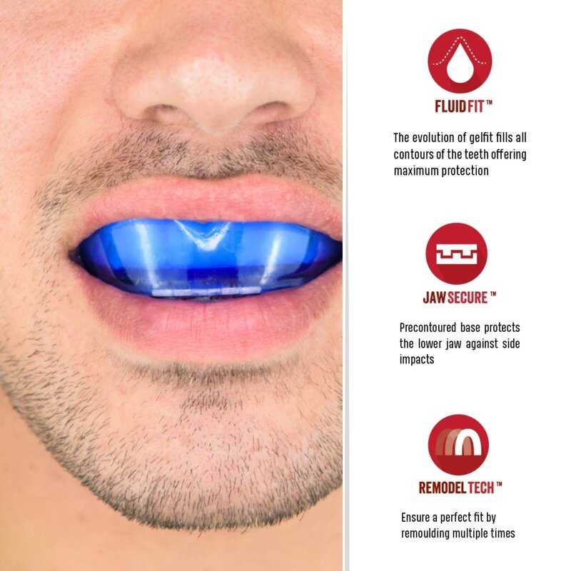 SAFEJAWZ SAFEJAWZ® Extro Series Mouthguard Ice Blue - Kids