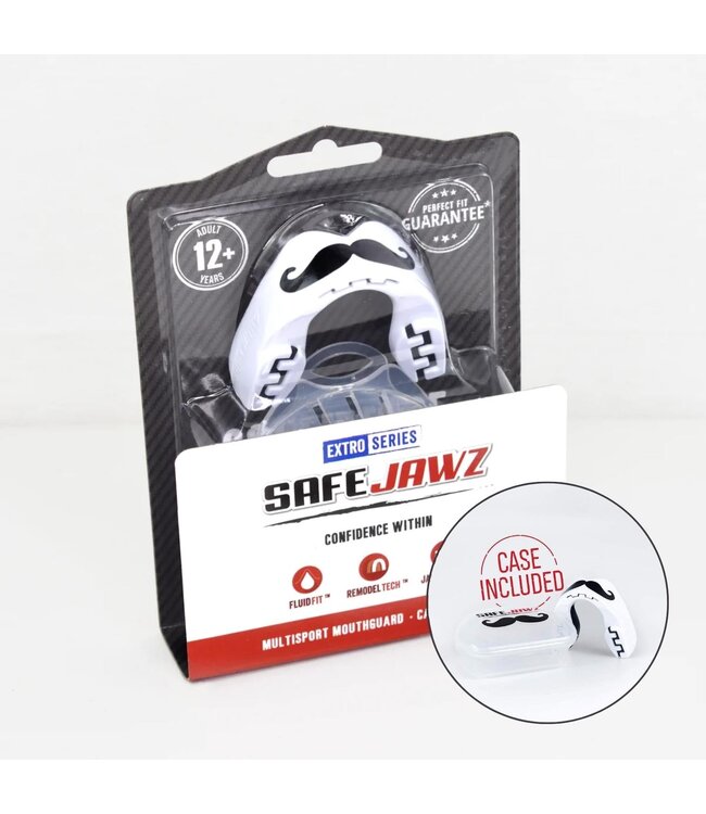 SAFEJAWZ® Extro Series Gebitsbeschermer Moustache - Kids