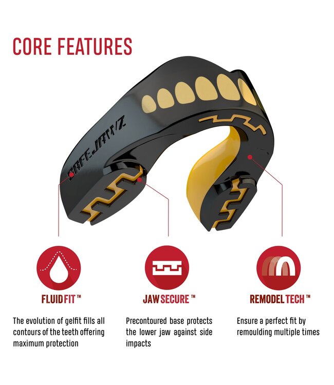 SAFEJAWZ SAFEJAWZ® Extro Series Mouthguard Goldie