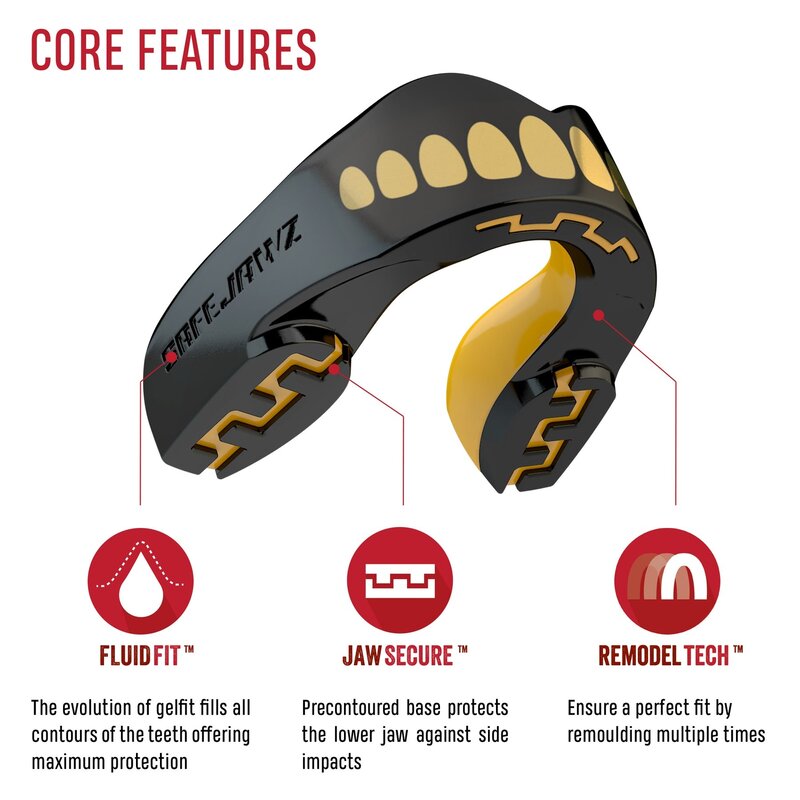 SAFEJAWZ SAFEJAWZ® Extro Series Mouthguard Goldie