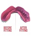 SAFEJAWZ® Extro Series Fangz Mouthguard Dracula White Pink - Kids