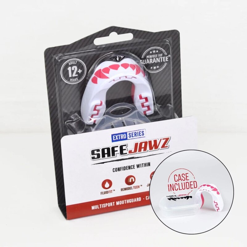 SAFEJAWZ SAFEJAWZ® Extro Series Fangz Gebitsbeschermer Dracula Wit Roze - Kids