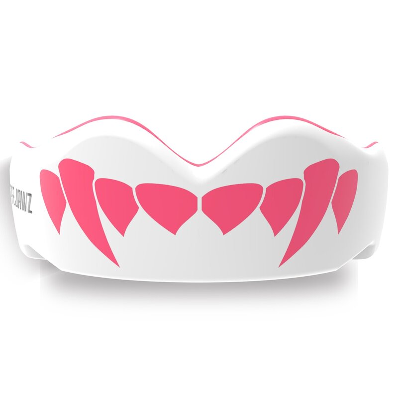 SAFEJAWZ SAFEJAWZ® Extro Series Fangz Gebitsbeschermer Dracula Wit Roze - Kids