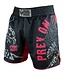 PRiDE or DiE Fightshorts Prey on the Strong Schwarz Rot