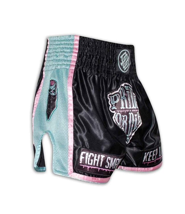 PRIDE or DiE Z-Camp Muay Thai Kickboxing Shorts