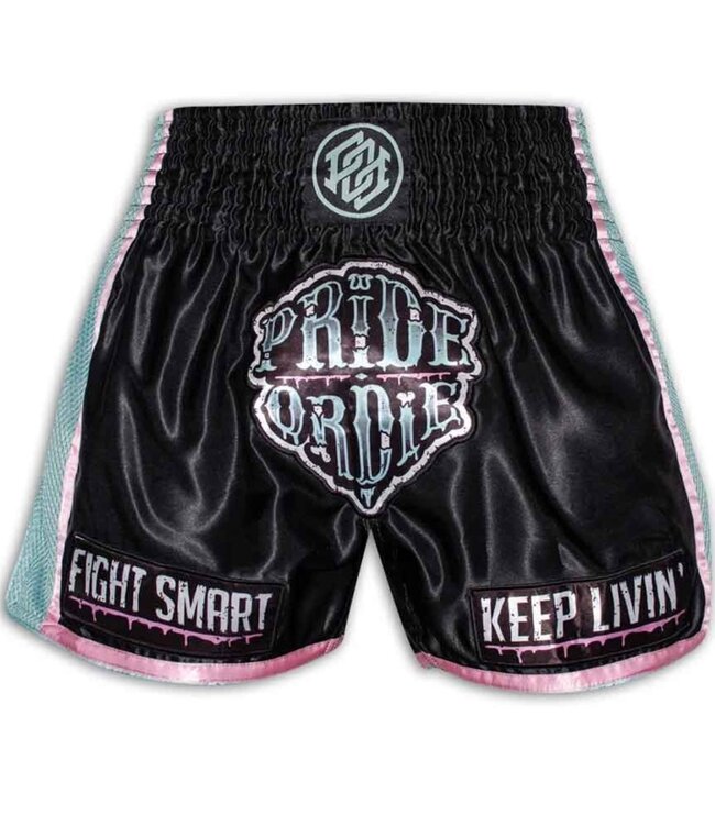 PRIDE or DiE Z-Camp Muay Thai Kickboxing Shorts