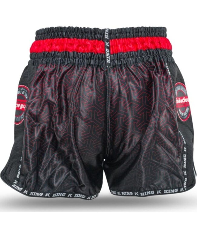 King Muay Thai Kickboxing Shorts KPB Origin 2 Schwarz Rot